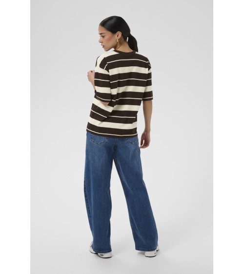 CAMISETA EN TONO MARRON KAFFE