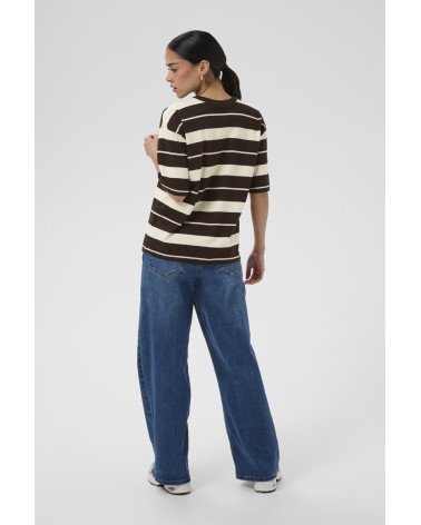 CAMISETA EN TONO MARRON KAFFE