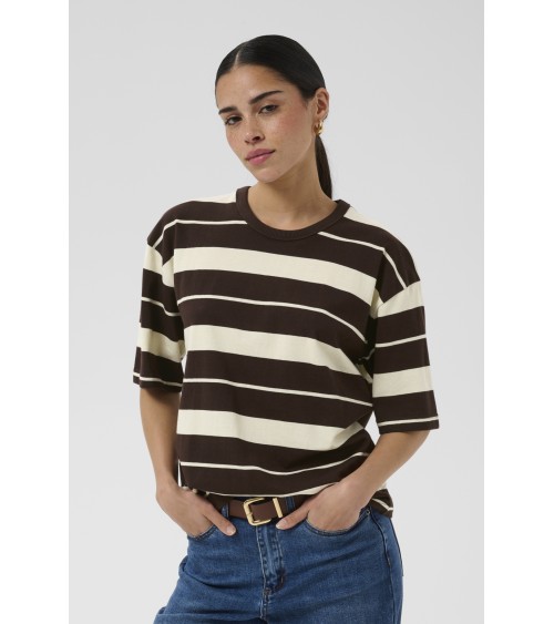 CAMISETA EN TONO MARRON KAFFE