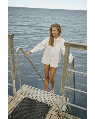 CAMISA DE RAYAS OVERSIZE ASTER DE KAFFE