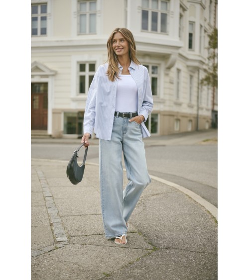 CAMISA DE RAYAS OVERSIZE ASTER DE KAFFE