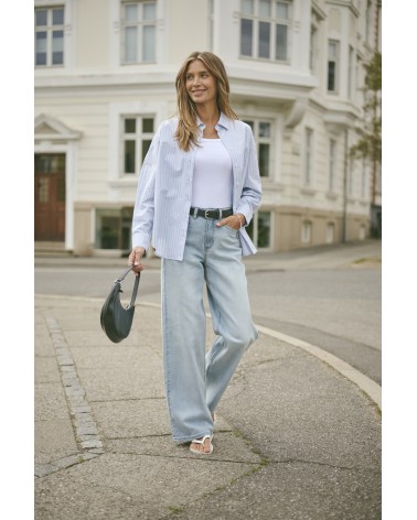 CAMISA DE RAYAS OVERSIZE ASTER DE KAFFE