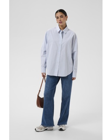 CAMISA DE RAYAS OVERSIZE ASTER DE KAFFE
