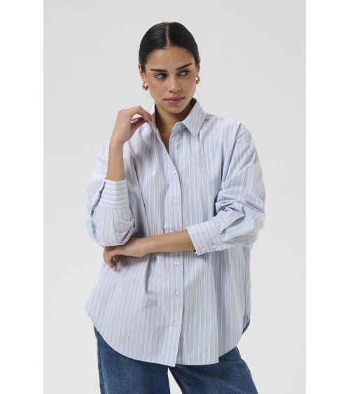 CAMISA DE RAYAS OVERSIZE ASTER DE KAFFE