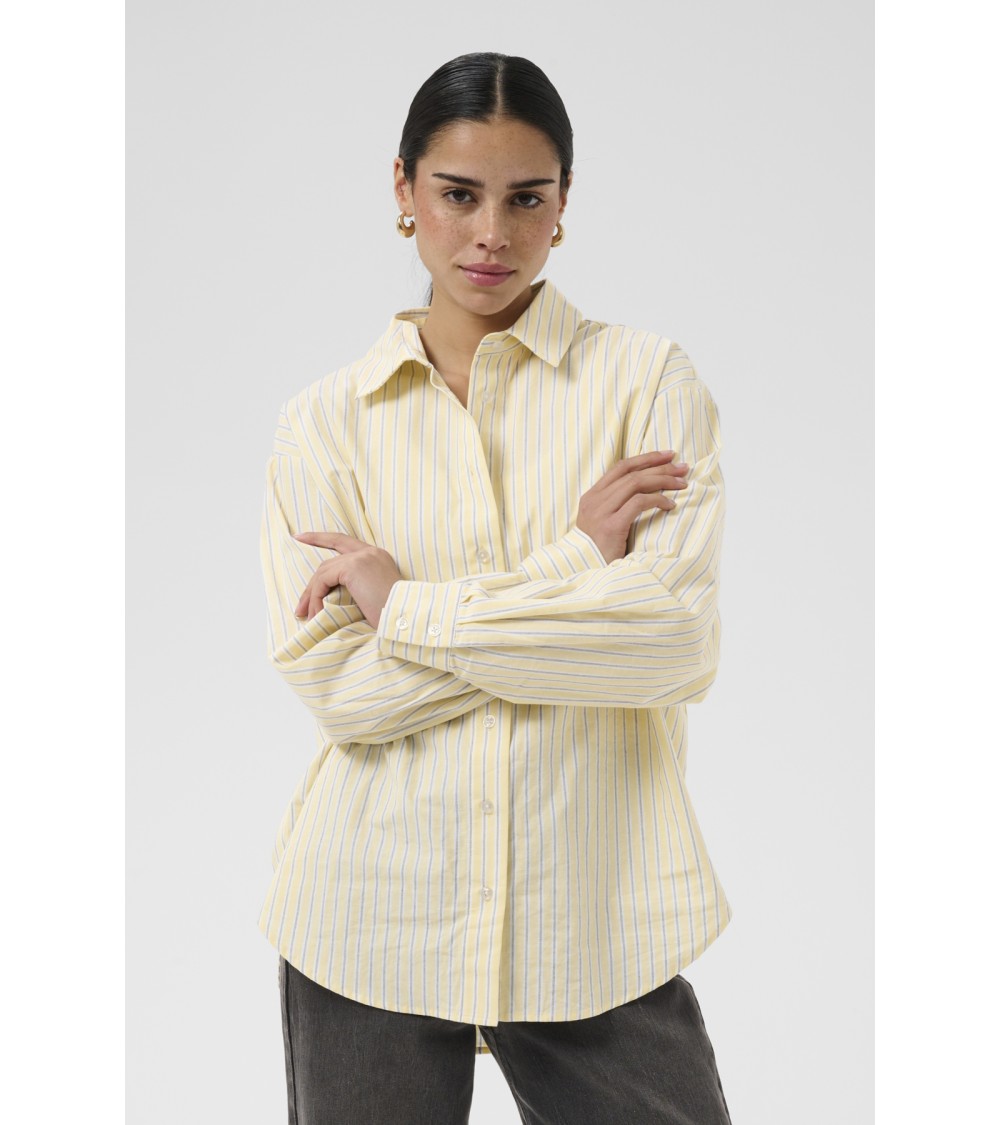 CAMISA DE RAYAS OVERSIZE ASTER DE KAFFE