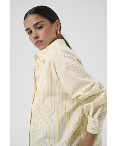CAMISA DE RAYAS OVERSIZE ASTER DE KAFFE