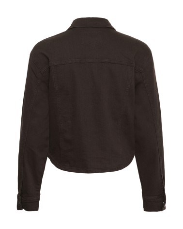 CAZADORA SOBRECAMISA DENIM MARRÓN KAFFE