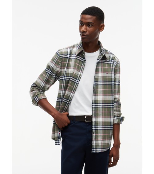 CAMISA FRANELA DE CUADROS TOMMY JEANS