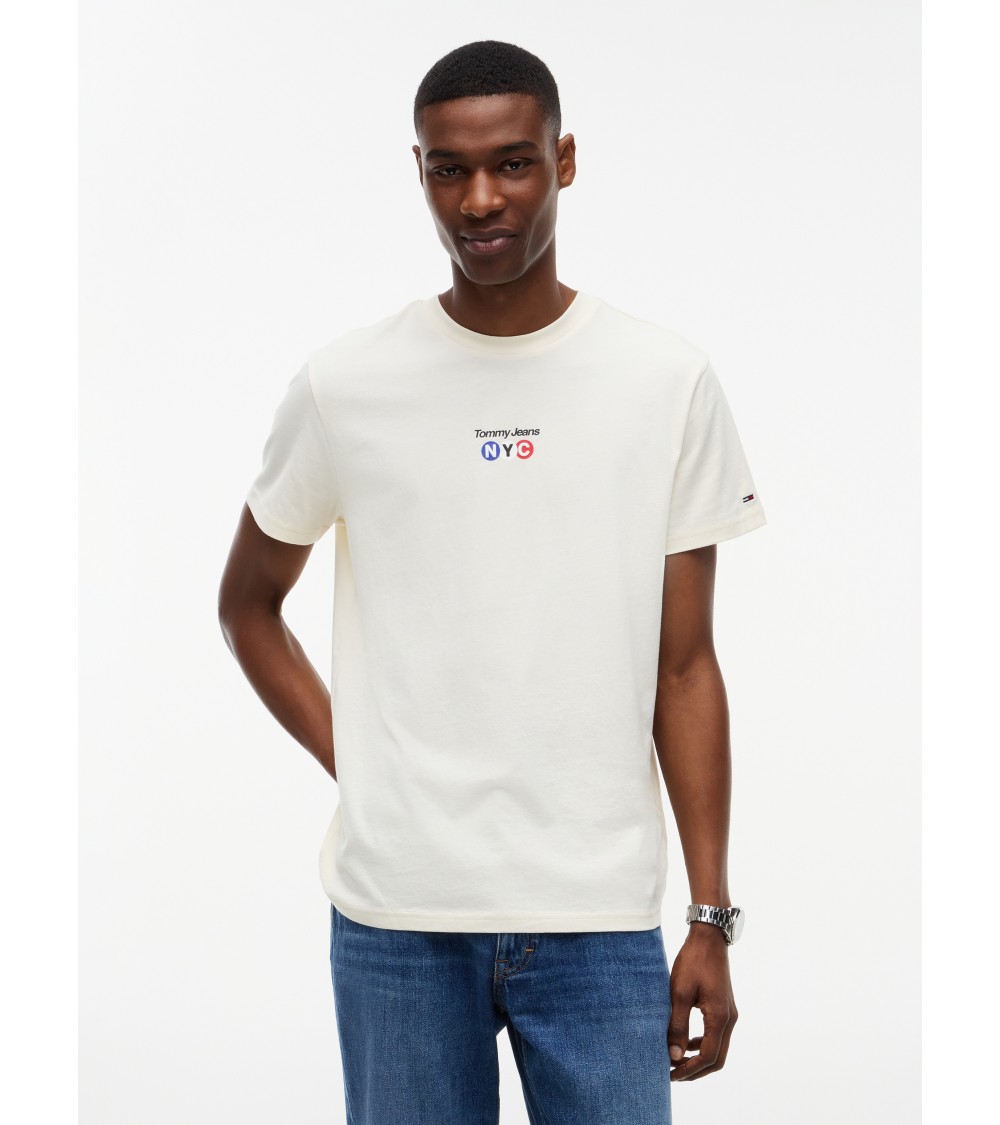 CAMISETA LOGO PEQUEÑO CENTRADO TOMMY JEANS