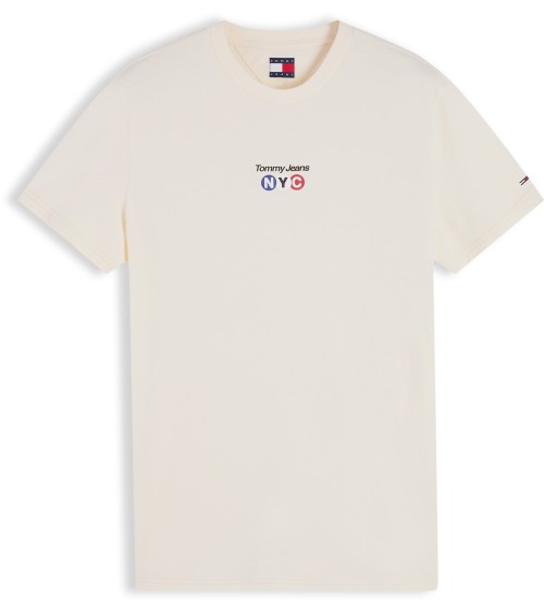 CAMISETA LOGO PEQUEÑO CENTRADO TOMMY JEANS