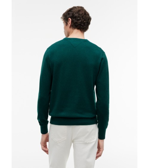 JERSEY DE ALGODÓN PIMA Y CASHMERE DE CUELLO REDONDO TOMMY HILFIGER