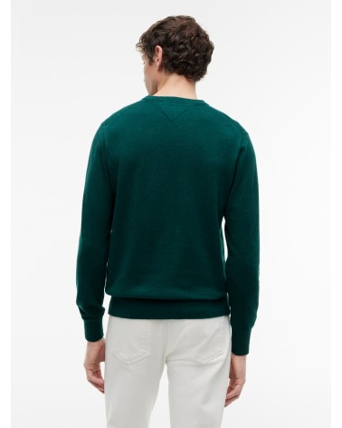 JERSEY DE ALGODÓN PIMA Y CASHMERE DE CUELLO REDONDO TOMMY HILFIGER