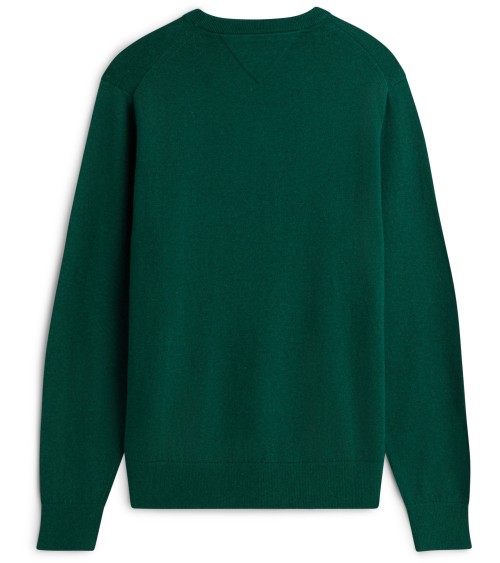 JERSEY DE ALGODÓN PIMA Y CASHMERE DE CUELLO REDONDO TOMMY HILFIGER