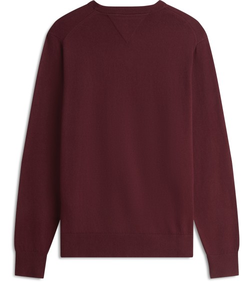 JERSEY DE ALGODÓN PIMA Y CASHMERE DE CUELLO REDONDO TOMMY HILFIGER