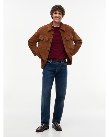 JERSEY DE ALGODÓN PIMA Y CASHMERE DE CUELLO REDONDO TOMMY HILFIGER