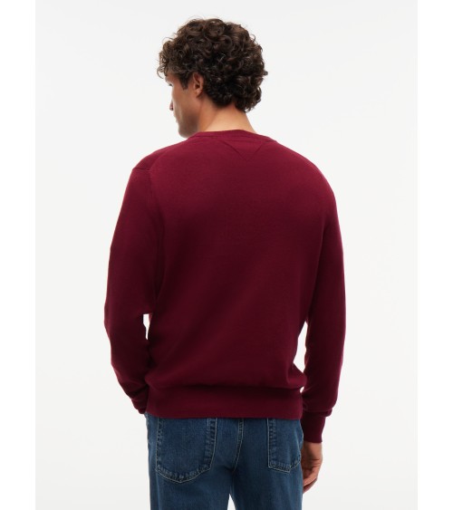 JERSEY DE ALGODÓN PIMA Y CASHMERE DE CUELLO REDONDO TOMMY HILFIGER