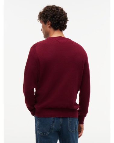 JERSEY DE ALGODÓN PIMA Y CASHMERE DE CUELLO REDONDO TOMMY HILFIGER