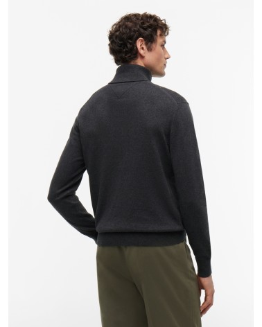 JERSEY DE ALGODÓN PIMA Y CASHMERE DE CUELLO VUELTO TOMMY HILFIGER
