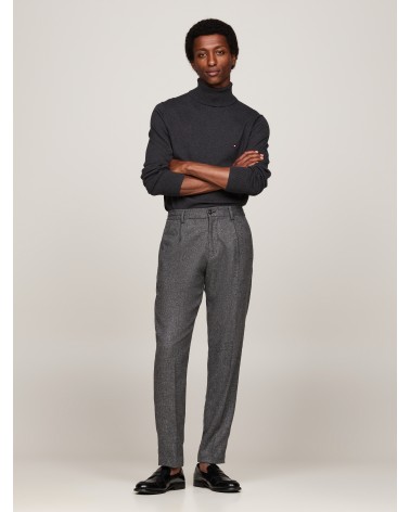 JERSEY DE ALGODÓN PIMA Y CASHMERE DE CUELLO VUELTO TOMMY HILFIGER