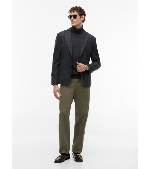 JERSEY DE ALGODÓN PIMA Y CASHMERE DE CUELLO VUELTO TOMMY HILFIGER
