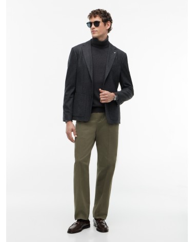 JERSEY DE ALGODÓN PIMA Y CASHMERE DE CUELLO VUELTO TOMMY HILFIGER
