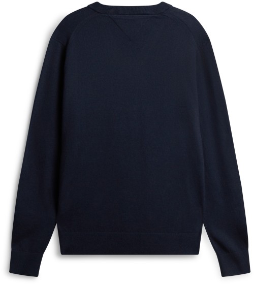 JERSEY DE ALGODÓN PIMA Y CASHMERE DE CUELLO PICO TOMMY HILFIGER