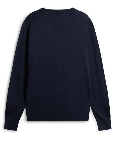 JERSEY DE ALGODÓN PIMA Y CASHMERE DE CUELLO PICO TOMMY HILFIGER