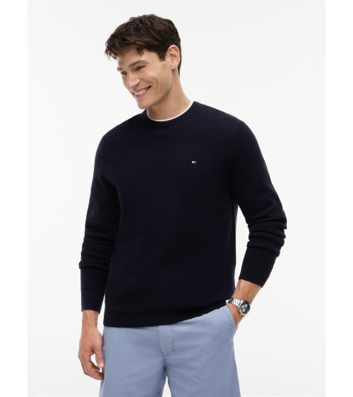 JERSEY CUELLO REDONDO CON TEJIDO STRUCTURE TOMMY HILFIGER