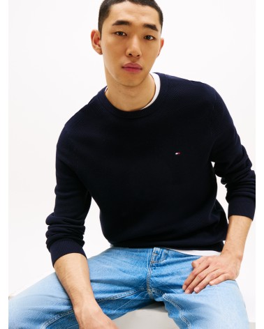 JERSEY CUELLO REDONDO CON TEJIDO STRUCTURE TOMMY HILFIGER