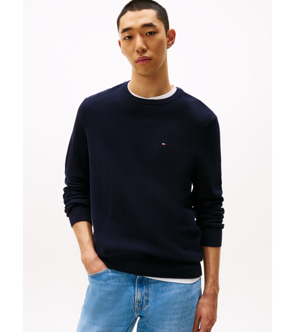 JERSEY CUELLO REDONDO CON TEJIDO STRUCTURE TOMMY HILFIGER