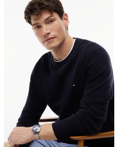 JERSEY CUELLO REDONDO CON TEJIDO STRUCTURE TOMMY HILFIGER