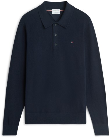 JERSEY TIPO POLO DE ALGODÓN Y CASHMERE TOMMY HILFIGER