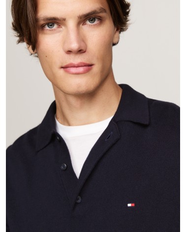 JERSEY TIPO POLO DE ALGODÓN Y CASHMERE TOMMY HILFIGER