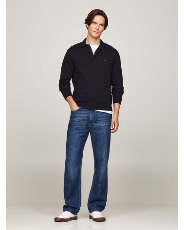JERSEY TIPO POLO DE ALGODÓN Y CASHMERE TOMMY HILFIGER