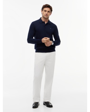 JERSEY TIPO POLO DE ALGODÓN Y CASHMERE TOMMY HILFIGER