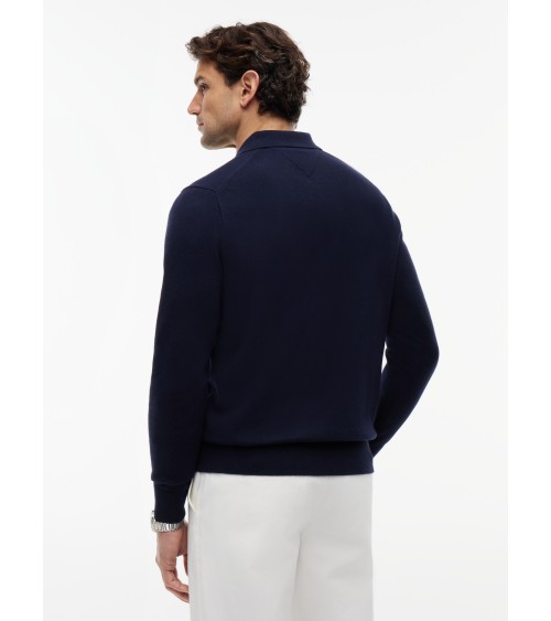 JERSEY TIPO POLO DE ALGODÓN Y CASHMERE TOMMY HILFIGER