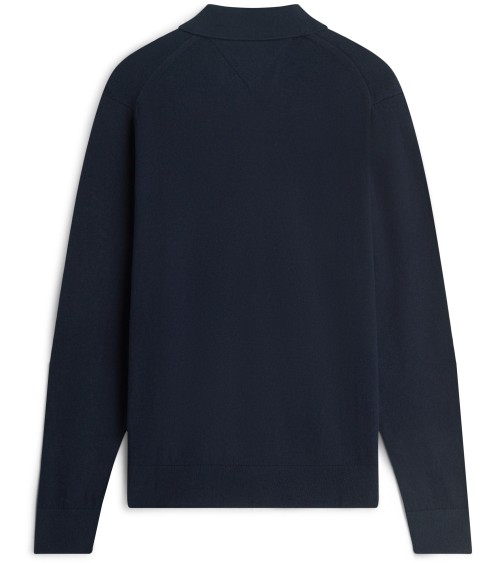 JERSEY TIPO POLO DE ALGODÓN Y CASHMERE TOMMY HILFIGER