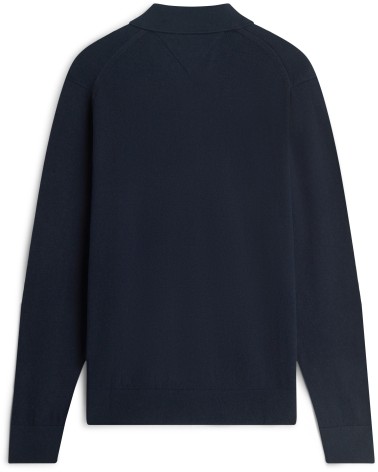 JERSEY TIPO POLO DE ALGODÓN Y CASHMERE TOMMY HILFIGER