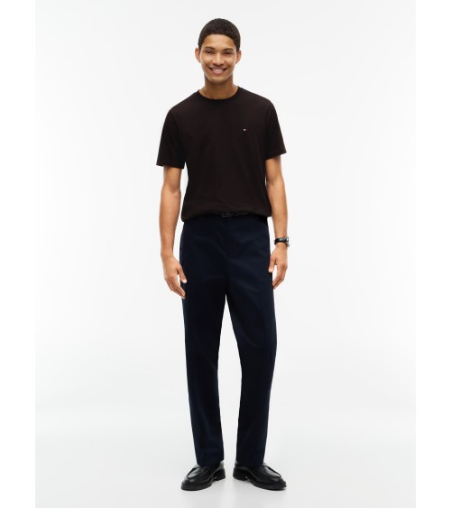 CAMISETA BÁSICA MARRÓN REGULAR FIT DE TOMMY HILFIGER