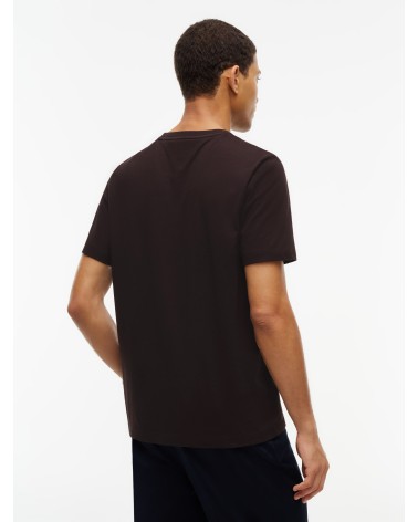 CAMISETA BÁSICA MARRÓN REGULAR FIT DE TOMMY HILFIGER