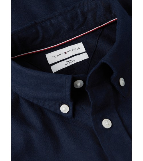 CAMISA LISA DE FRANELA CON ELÁSTICO TOMMY HILFIGER