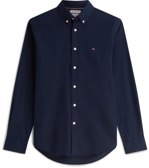 CAMISA LISA DE FRANELA CON ELÁSTICO TOMMY HILFIGER