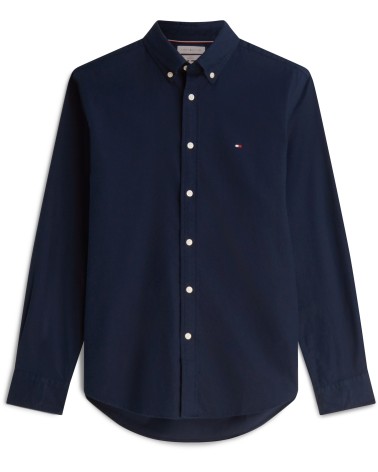 CAMISA LISA DE FRANELA CON ELÁSTICO TOMMY HILFIGER