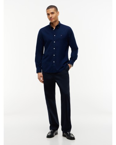 CAMISA LISA DE FRANELA CON ELÁSTICO TOMMY HILFIGER