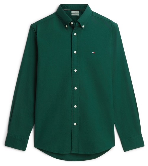 CAMISA LISA DE FRANELA CON ELÁSTICO TOMMY HILFIGER