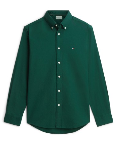 CAMISA LISA DE FRANELA CON ELÁSTICO TOMMY HILFIGER