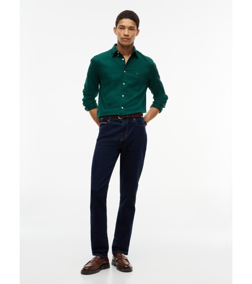 CAMISA LISA DE FRANELA CON ELÁSTICO TOMMY HILFIGER