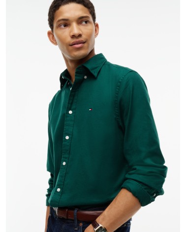 CAMISA LISA DE FRANELA CON ELÁSTICO TOMMY HILFIGER