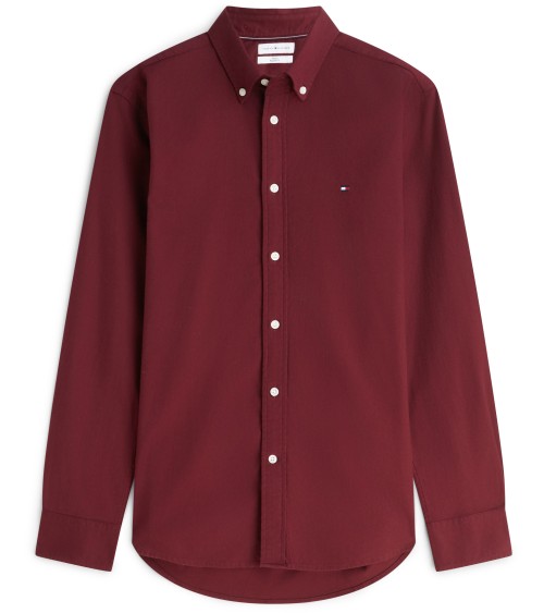 CAMISA LISA DE FRANELA CON ELÁSTICO TOMMY HILFIGER