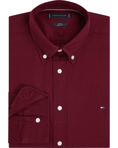 CAMISA LISA DE FRANELA CON ELÁSTICO TOMMY HILFIGER